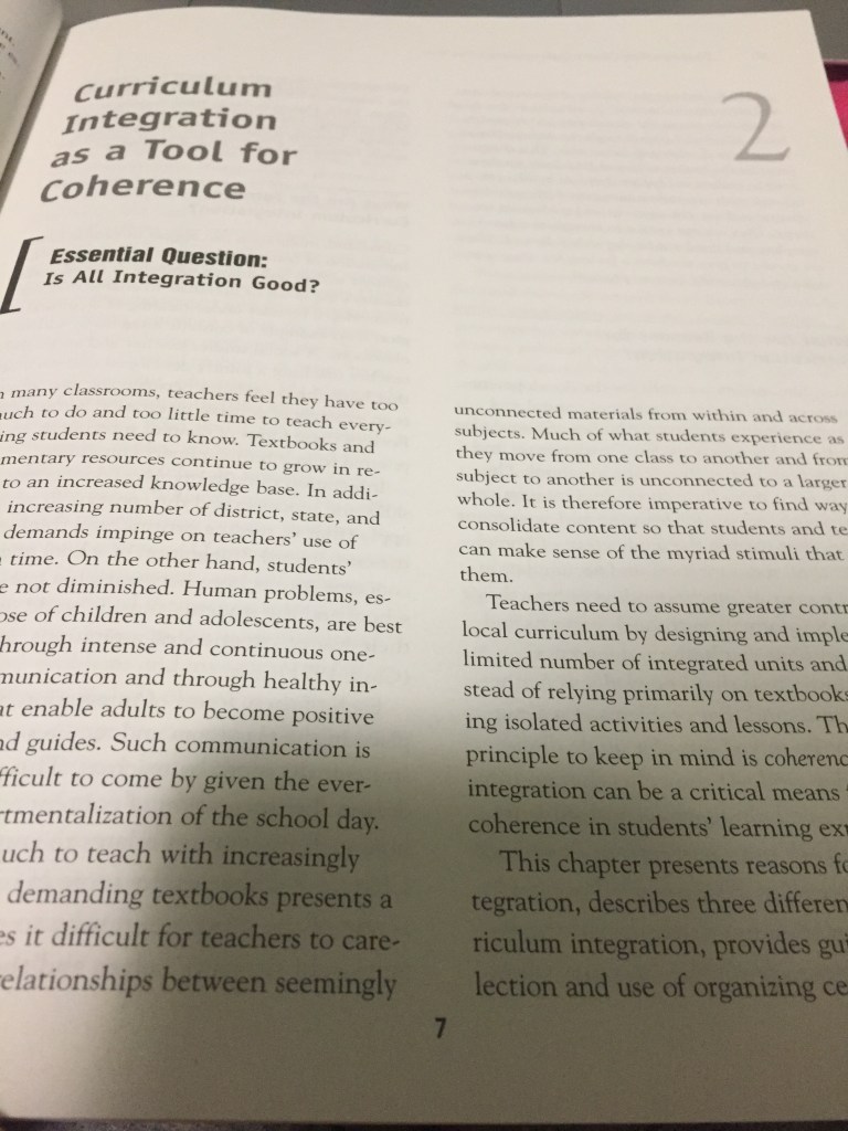 The opening of Chapter Two