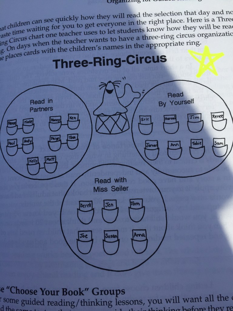 The Three Ring Circus reading activity